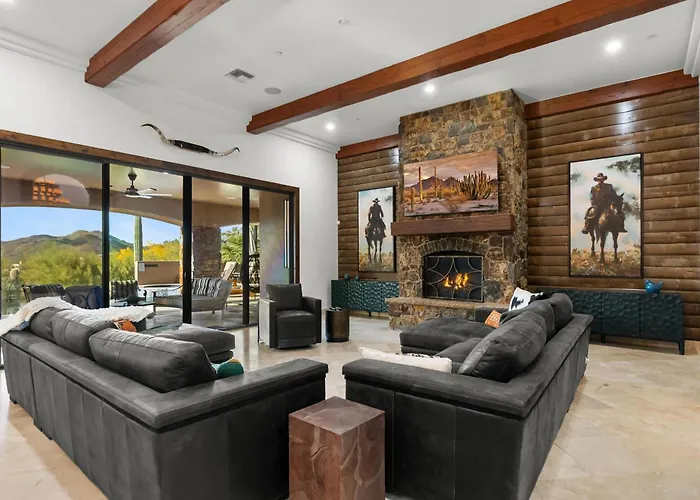 Your Luxury Desert With Pool Hot Tub & Views Cave Creek